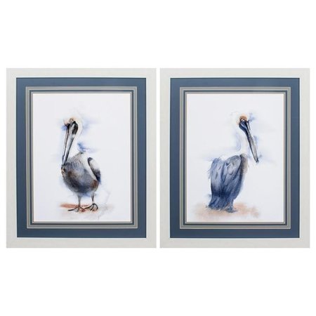 PROPAC IMAGES Propac Images 3046 Pelican Wall Art - Pack of 2 3046